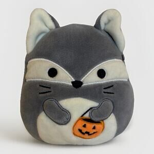 Halloween Squishmallow Floxie Fox Pumpkin 5" Halloween Plush Gray